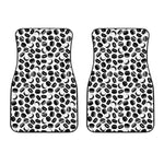 Hockey Puck Pattern Print Front Car Floor Mats