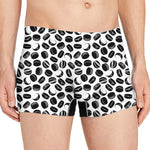 Hockey Puck Pattern Print Men's Boxer Briefs