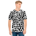 Hockey Puck Pattern Print Men's T-Shirt