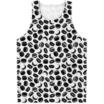 Hockey Puck Pattern Print Men's Tank Top