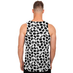 Hockey Puck Pattern Print Men's Tank Top