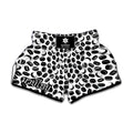 Hockey Puck Pattern Print Muay Thai Boxing Shorts