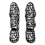 Hockey Puck Pattern Print Muay Thai Shin Guard