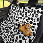 Hockey Puck Pattern Print Pet Car Back Seat Cover