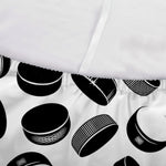Hockey Puck Pattern Print Sofa Cover