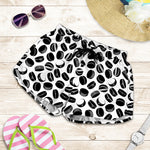 Hockey Puck Pattern Print Women's Shorts