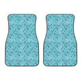 Hockey Stick And Puck Pattern Print Front Car Floor Mats