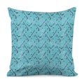 Hockey Stick And Puck Pattern Print Pillow Cover