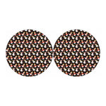 Holiday Snowman Pattern Print Car Coasters