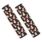 Holiday Snowman Pattern Print Car Seat Belt Covers