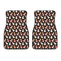 Holiday Snowman Pattern Print Front Car Floor Mats