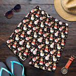 Holiday Snowman Pattern Print Men's Shorts