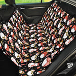 Holiday Snowman Pattern Print Pet Car Back Seat Cover