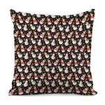 Holiday Snowman Pattern Print Pillow Cover
