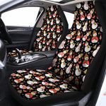 Holiday Snowman Pattern Print Universal Fit Car Seat Covers