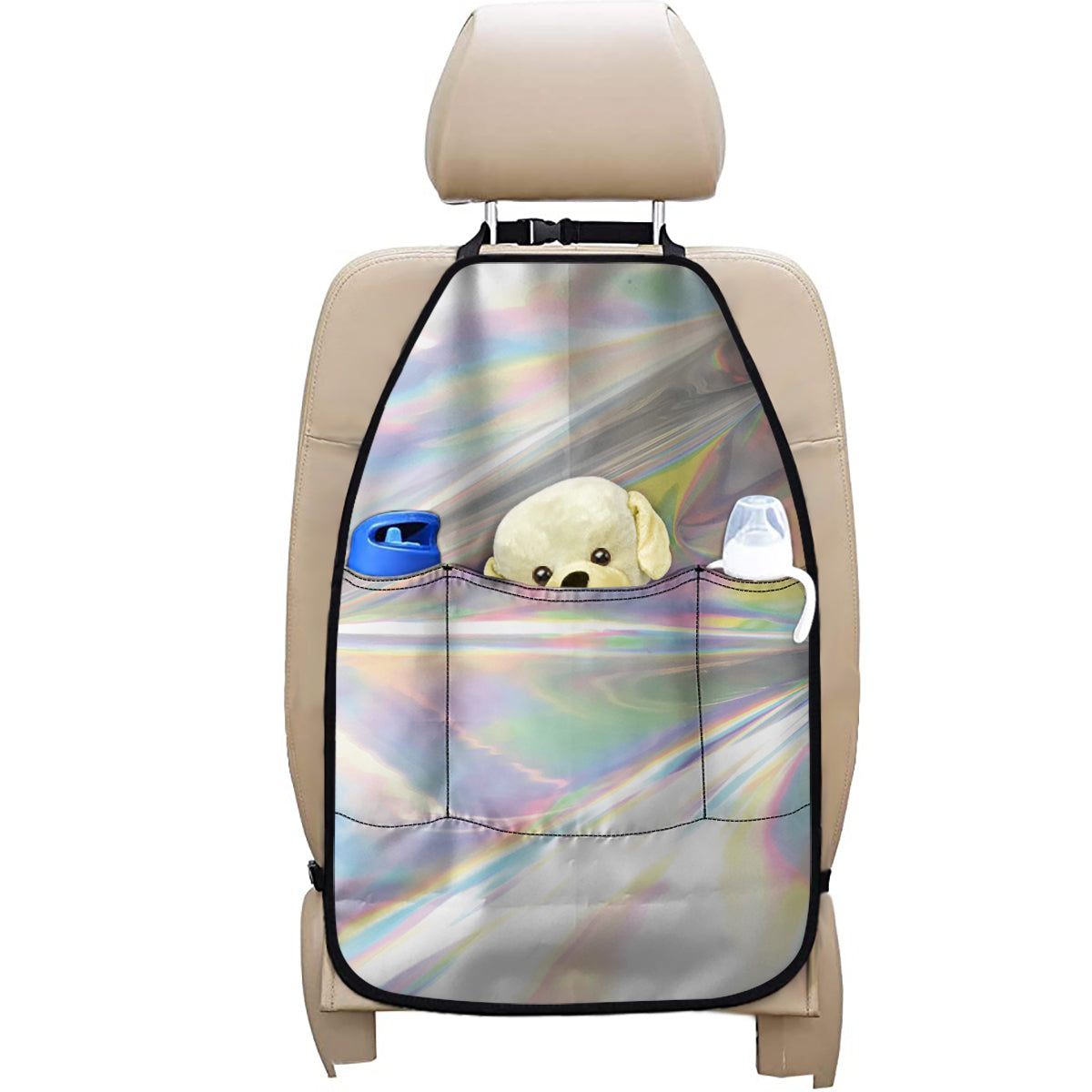 Holographic Art Print Car Seat Organizers