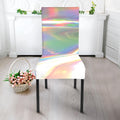 Holographic Art Print Dining Chair Slipcover