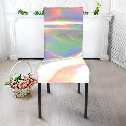 Holographic Art Print Dining Chair Slipcover