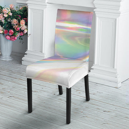 Holographic Art Print Dining Chair Slipcover