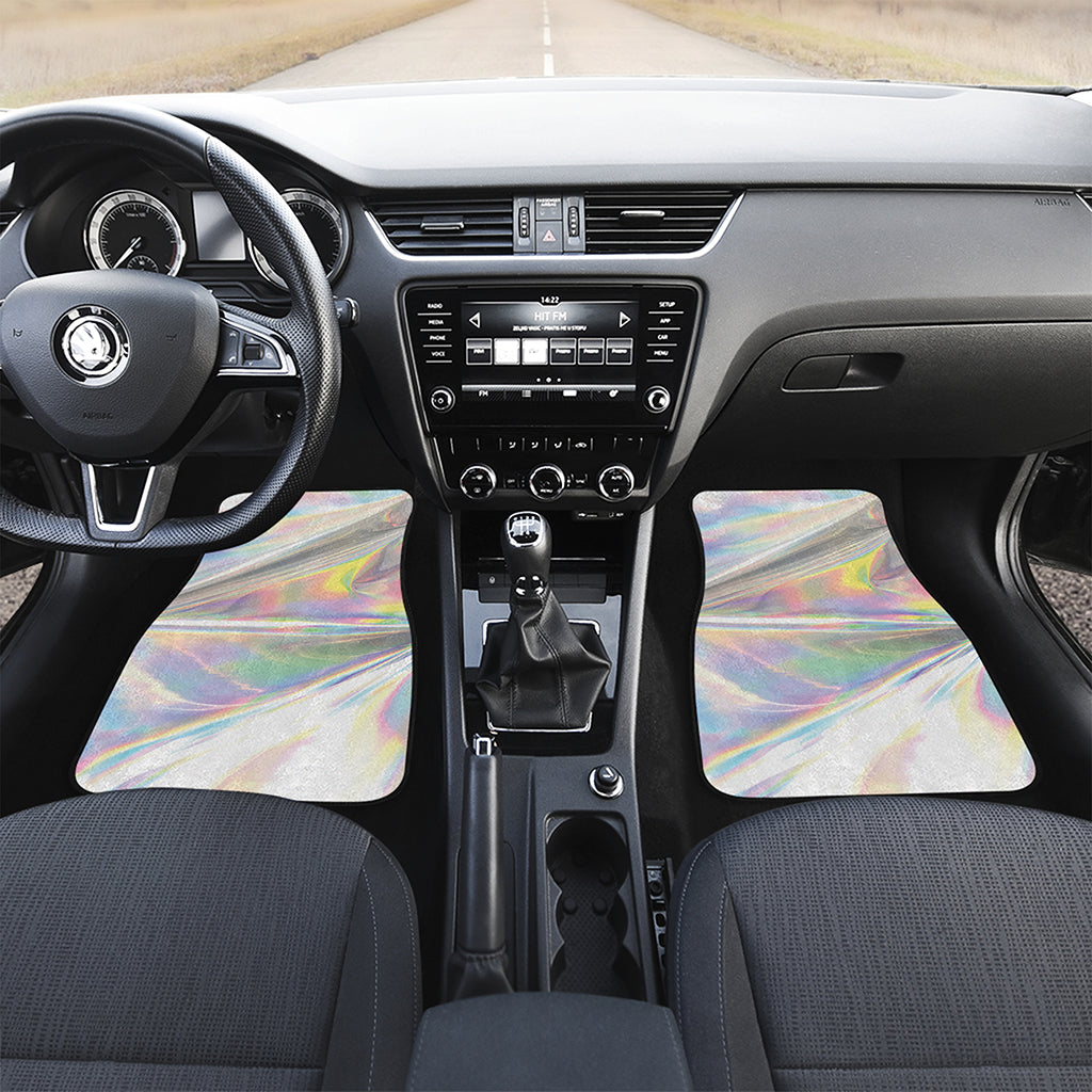 Holographic Art Print Front and Back Car Floor Mats