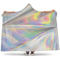Holographic Art Print Hooded Blanket