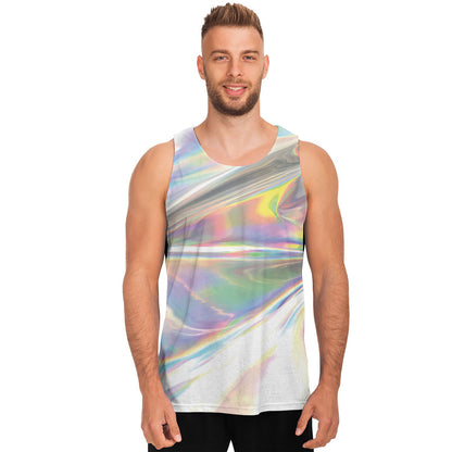 Holographic Art Print Men's Tank Top
