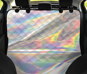 Rainbow Tie-dye Unicorn Car Headrest & Seat Belt Fluffy Pillow