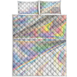Holographic Art Print Quilt Bed Set