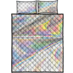 Holographic Art Print Quilt Bed Set