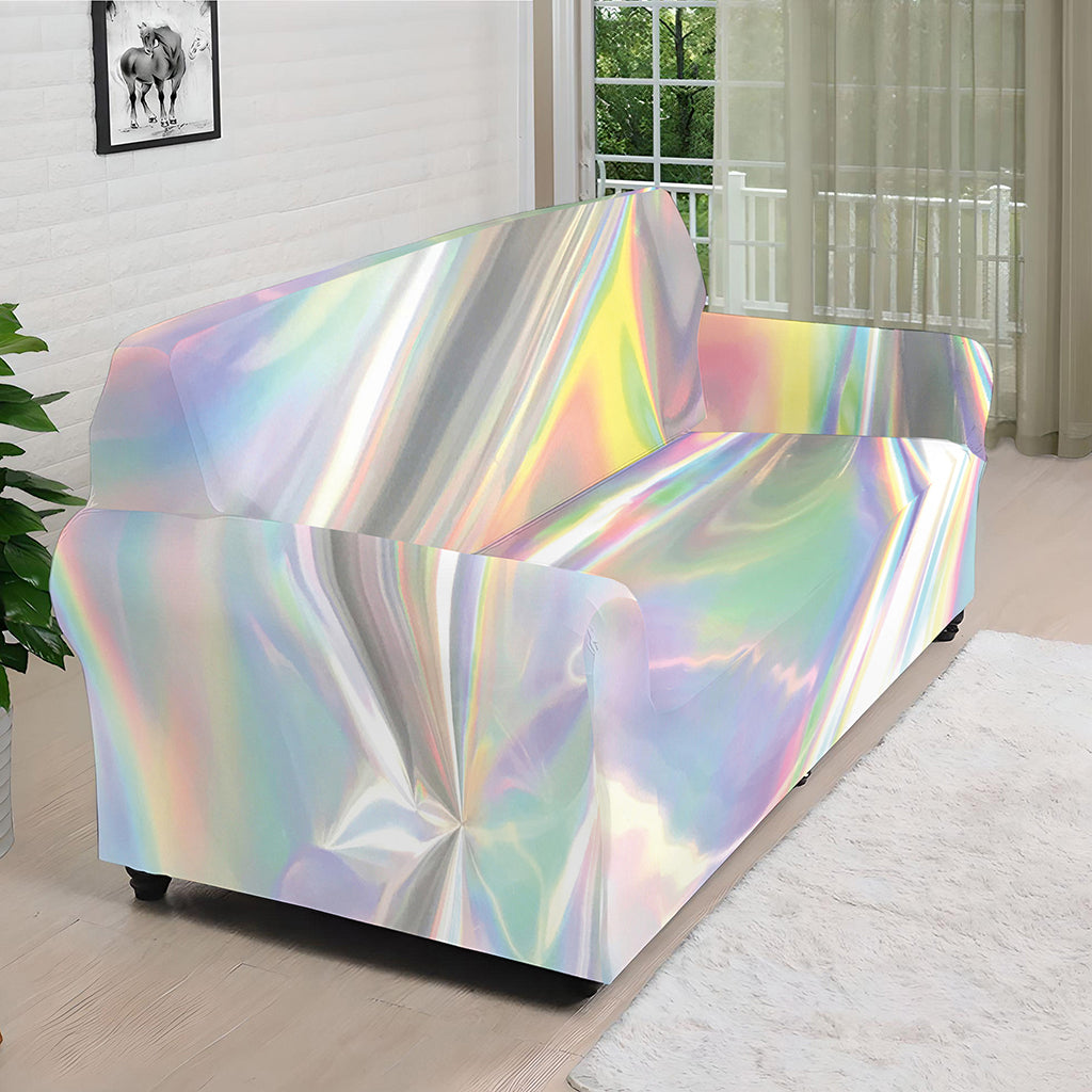 Holographic Art Print Sofa Cover