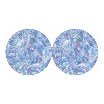 Holographic Artwork Print Car Coasters