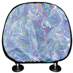 Holographic Artwork Print Car Headrest Covers