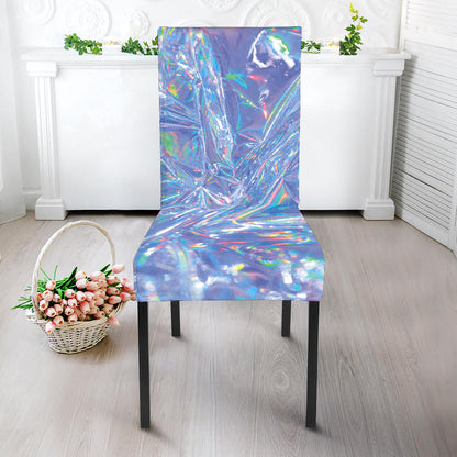 Holographic Artwork Print Dining Chair Slipcover