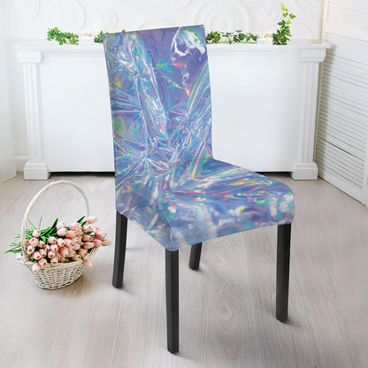 Holographic Artwork Print Dining Chair Slipcover