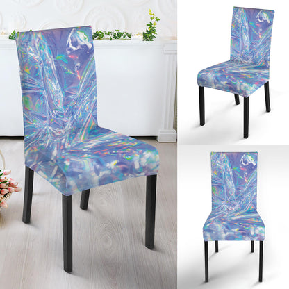 Holographic Artwork Print Dining Chair Slipcover