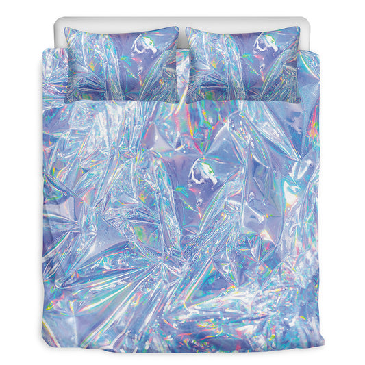 Holographic Artwork Print Duvet Cover Bedding Set