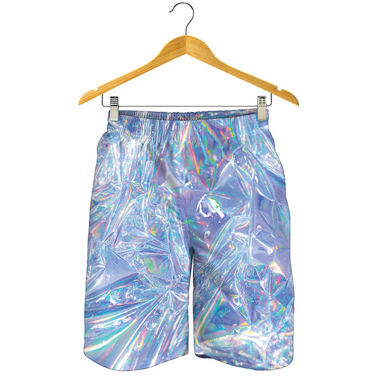 Holographic Artwork Print Men's Shorts