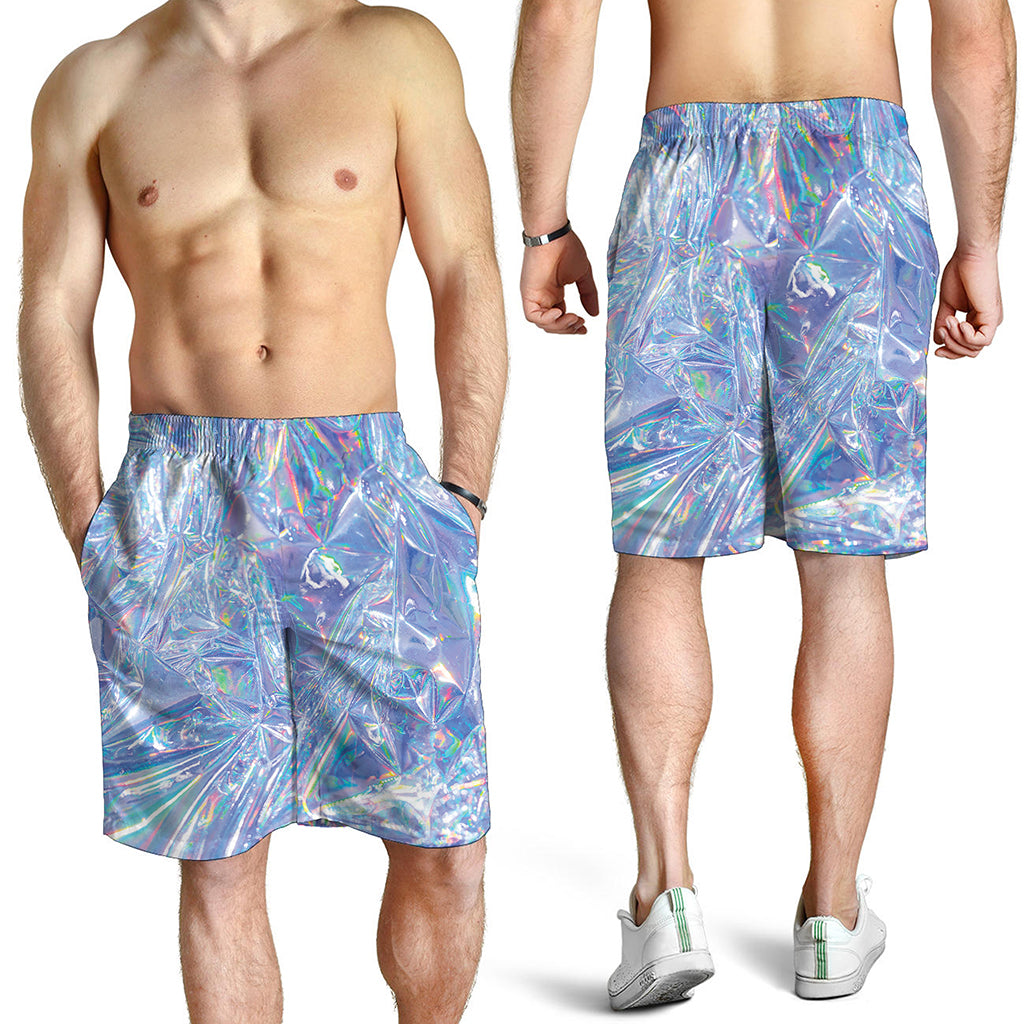 Holographic Artwork Print Men's Shorts
