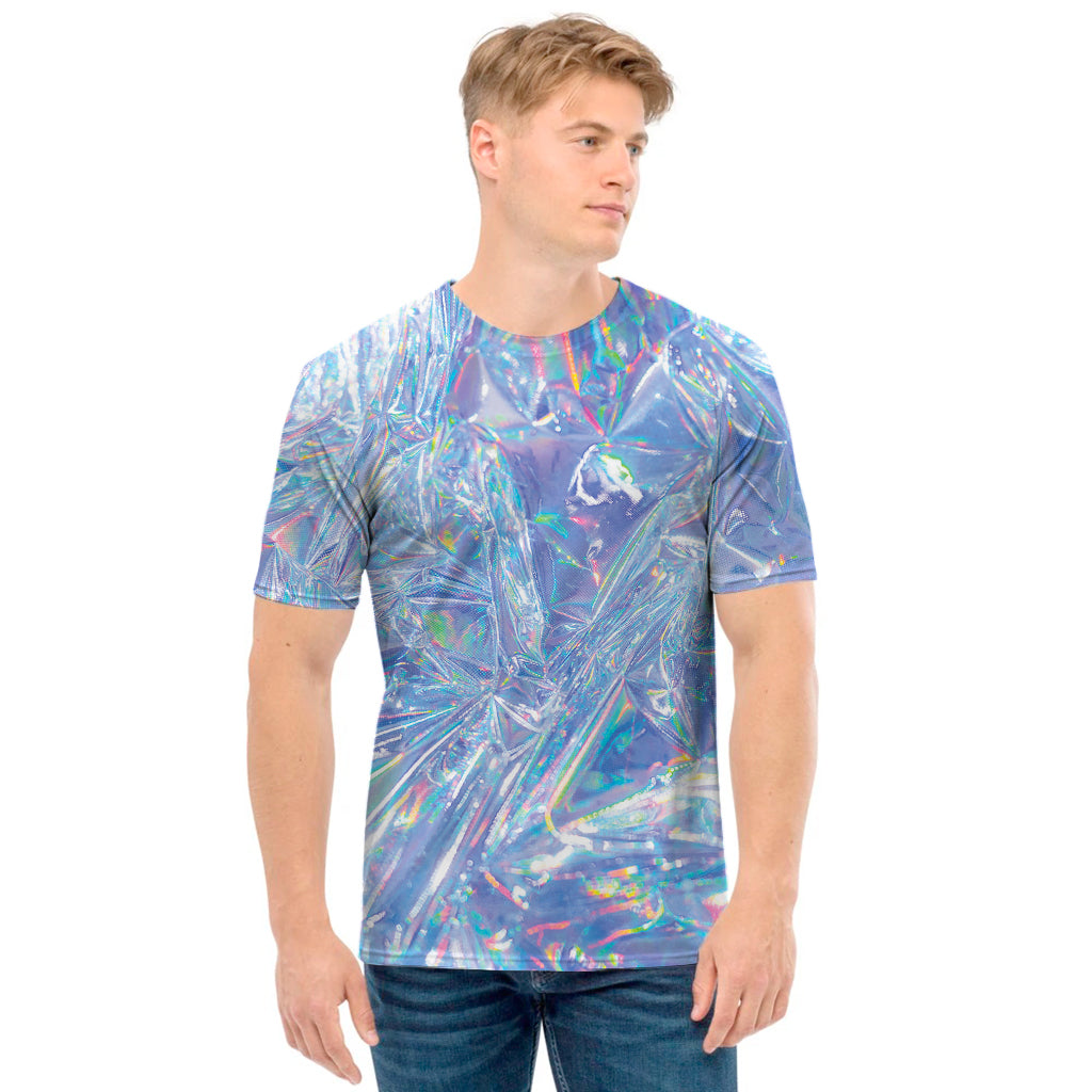 Holographic Artwork Print Men's T-Shirt