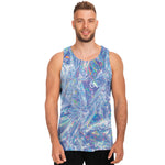 Holographic Artwork Print Men's Tank Top