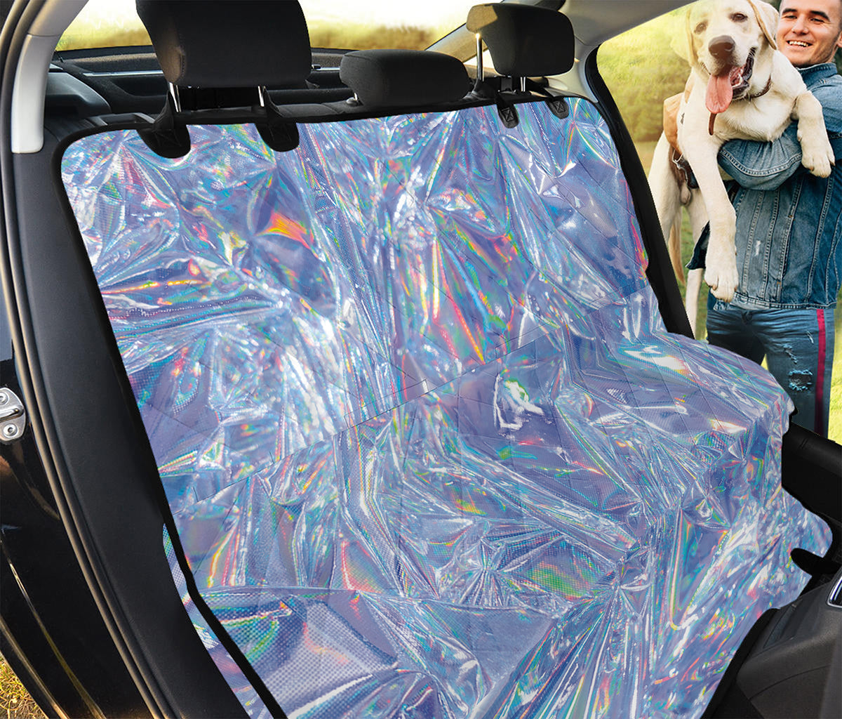 Holographic Artwork Print Pet Car Back Seat Cover