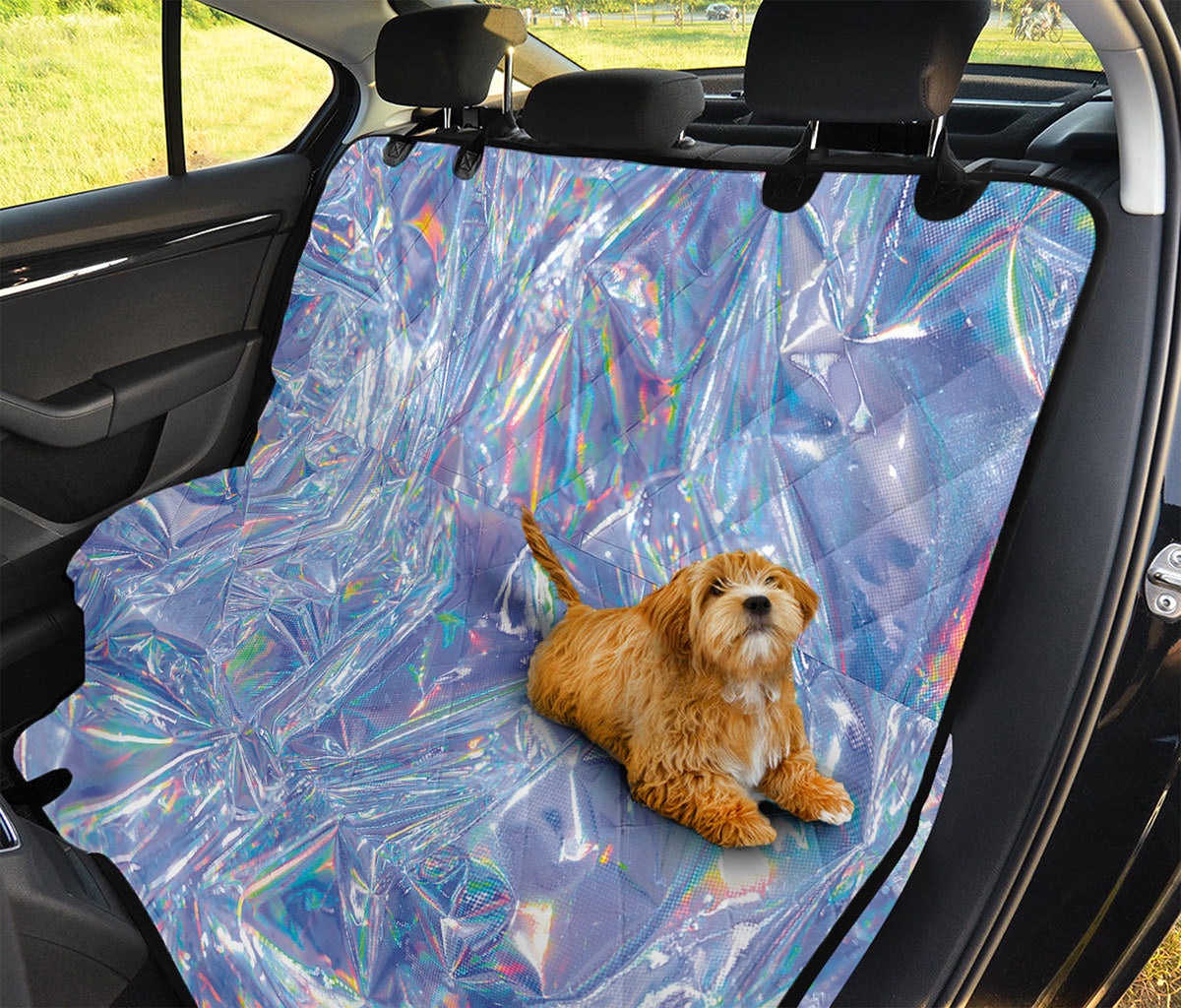 Holographic Artwork Print Pet Car Back Seat Cover