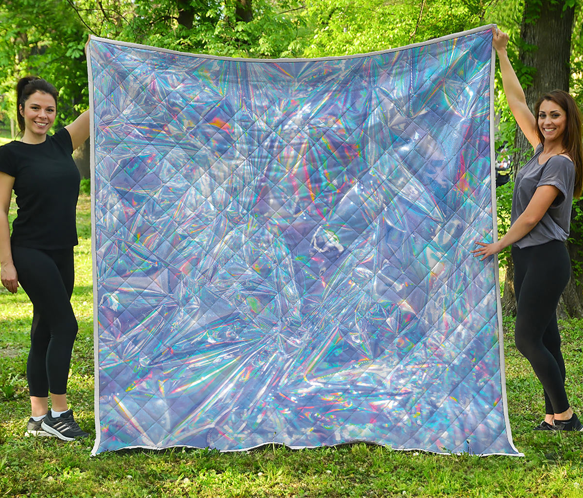 Holographic Artwork Print Quilt