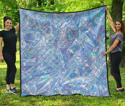 Holographic Artwork Print Quilt