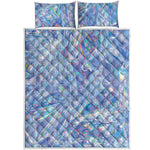 Holographic Artwork Print Quilt Bed Set