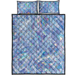 Holographic Artwork Print Quilt Bed Set