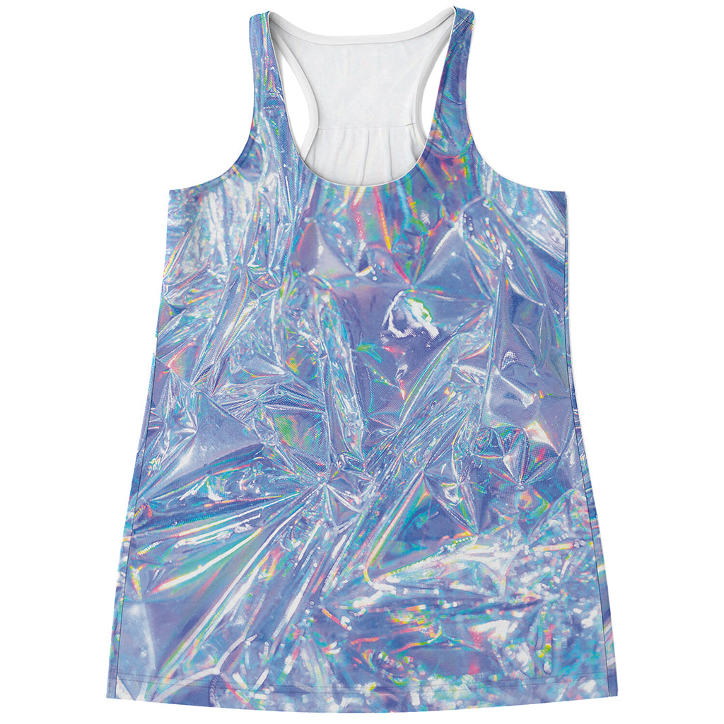 Holographic Artwork Print Women's Racerback Tank Top