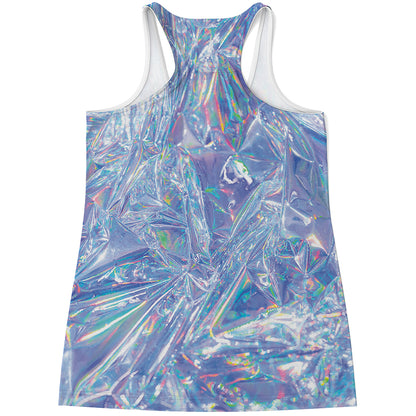 Holographic Artwork Print Women's Racerback Tank Top