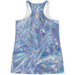 Holographic Artwork Print Women's Racerback Tank Top