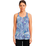 Holographic Artwork Print Women's Racerback Tank Top